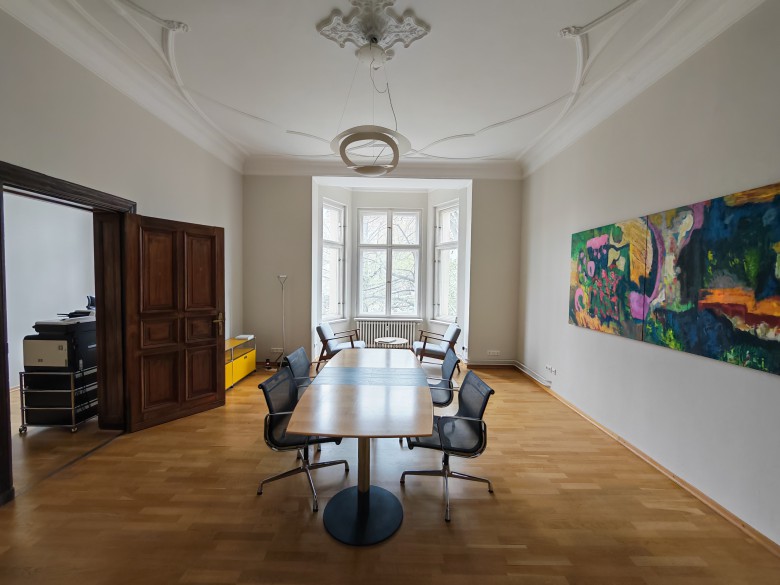 Wilmersdorf gediegenes Büro/Wohnen oder Praxis Bel Etage Südloggia