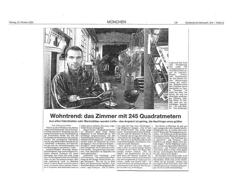 Presse Süddeutsche Zeitung 2020